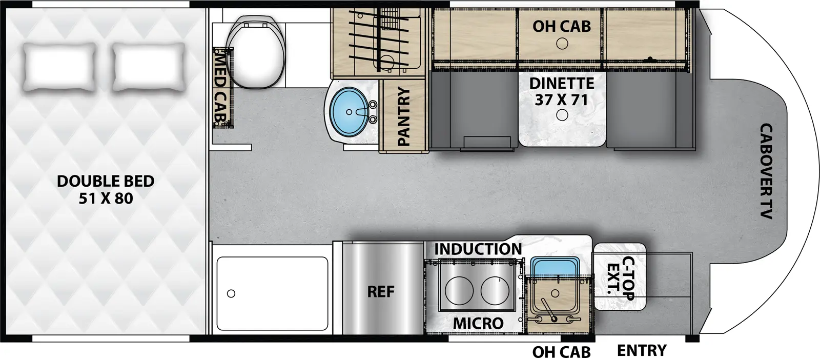 Cross Trail 20XG Floorplan